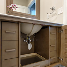 Powder bath and LL bath vanity
