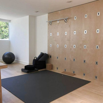 Custom Yoga Wall Install