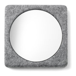 Norm - Felt Panels Mirror - Wall Mirrors
