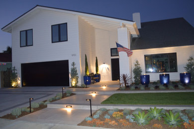 Inspiration for an exterior home remodel in Orange County
