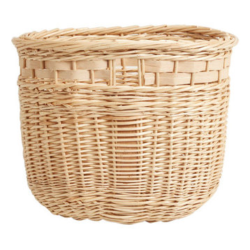 Handmade Willow Block Basket by Hilary Burns, III