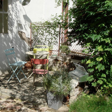 Aménagement paysager d'un jardin de ville...
