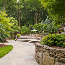Rock Retaining Wall