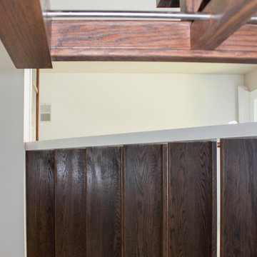 Project #22 | Stainless Steel & Dark Wood Treads