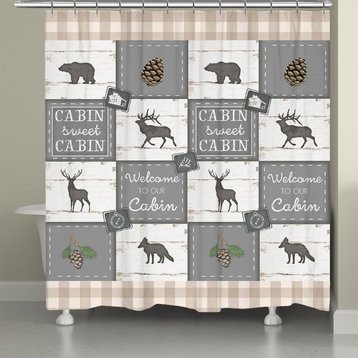 Cabin Living Shower Curtain