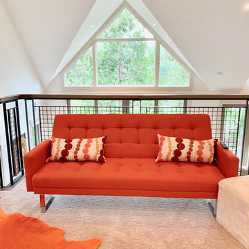 Modern Industrial Lodge, lake Arrowhead Lake Front