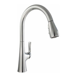 Miseno - Miseno MK601 Baffi Pullout Spray Kitchen Faucet with Snap-Lock Faucet Head - Kitchen Faucets