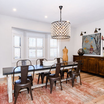 Kitchen and living room