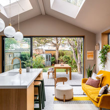 Avant/Après : Un espace cuisine-salle à manger cosy et coloré