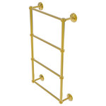Allied Brass - Monte Carlo 4 Tier 24" Ladder Towel Bar with Dotted Detail, Polished Brass - The ladder towel bar from Allied Brass Dottingham Collection is a perfect addition to any bathroom. The 4 levels of height make it fun to stack decorative towels and allows the towel bar to be user friendly at all heights. Not only is this ladder towel bar efficient, it is unique and highly sophisticated and stylish. Coordinate this item with some matching accessories from Allied Brass, or mix up styles using the same finish!