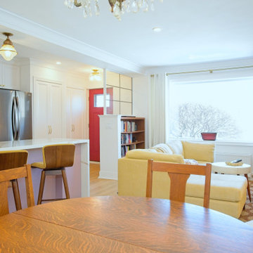 East York Bungalow Dark Lilac Custom Home