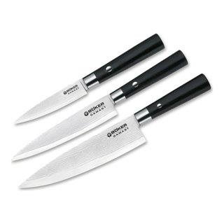 Kotai High Carbon Stainless Steel Pakka 5-Piece Knife Set Essential Deluxe Edition