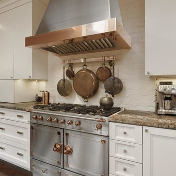 Washington, D.C. - Transitional - Rowhouse Kitchen with LaCornue