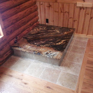 Rustic Retreat Update - Juparana Classico Supreme Granite