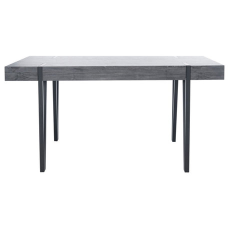 Asa Dining Table Black Oak / Black Legs