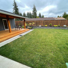 Suburban Rambler Backyard
