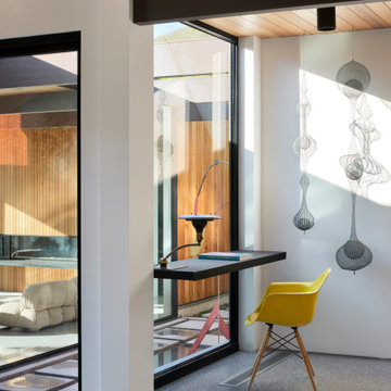 Malibu Glass Box House by Klopf Architecture