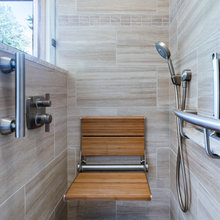 brown bathroom