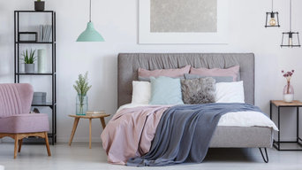 Cool Color Palette Bedroom Design