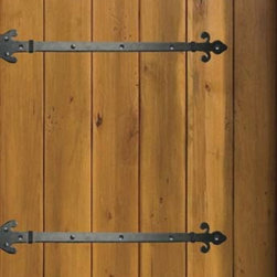 Pre-hung Exterior Single Door 96 80 Knotty Alder Rustic Plank Solid - Front Doors