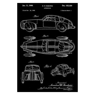 G Buehrig M 1949 Automobile Patent Art Poster 