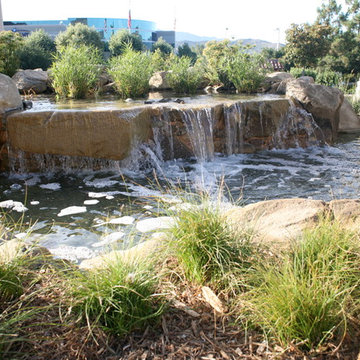 Large Scale Pond for Shopping Plaza Entrance