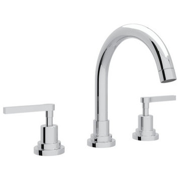 Rohl A2228LM-2 Lombardia 1.2 GPM Widespread Bathroom Faucet - Polished Chrome