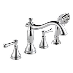 Delta Cassidy Roman Tub w/ Hand Shower Trim - Tub And Shower Faucet Sets