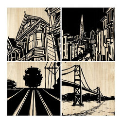 Wall ArtSan Francisco City Panel - Picture Frames