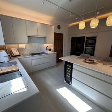 Contemporary Neutral Kitchen in Lanark