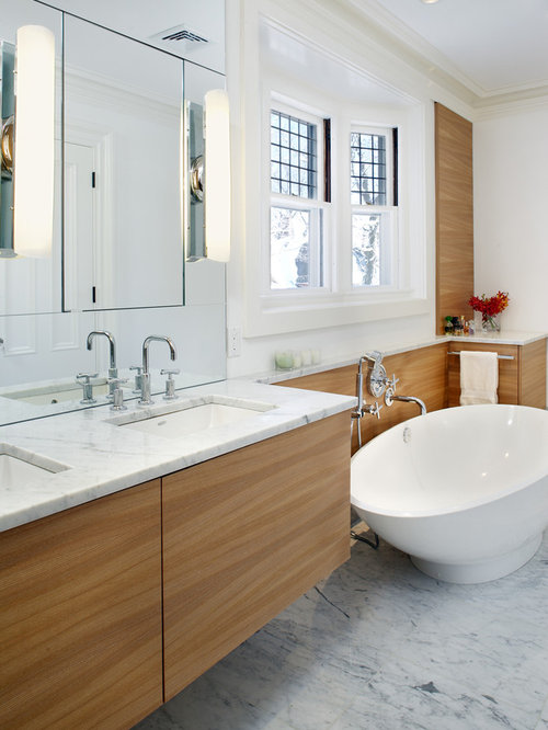 Marble And Wood  Houzz