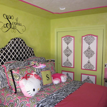 West Orange, NJ Faux Painted Girl's Room