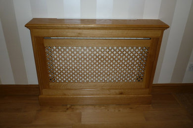 Oak radiator cabinet