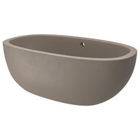 Avalon NativeStone Freestanding Soaking Tub, Earth, 62"