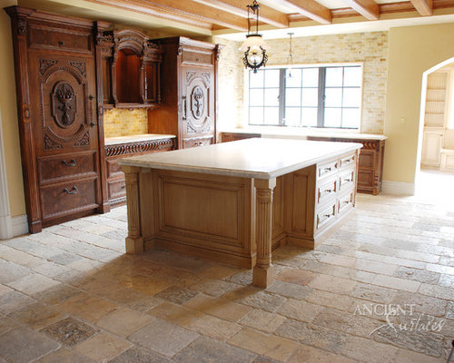 Kitchen Stone Flooring | Houzz
