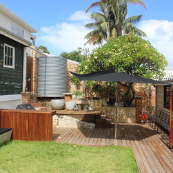 Finbrella F-400-S for fixed position on wooden decking in Fremantle - Products
