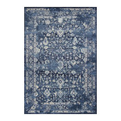 Bob Mackie Home Vintage 1310 Azure Blue Marrakesh Rug, 7'10"x11'2"