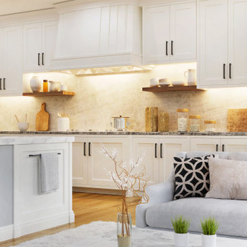 Farmhouse open Kitchen/Living room