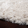 Plush Whisper Area Rug, Rectangle, Winter White, 9'x12'