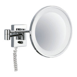Smile 705 Illuminated Chrome Magnifying Mirror - Makeup Mirrors