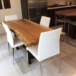 Live Edge Salvaged Maple Dining Table - Kitchen And Dining Furniture