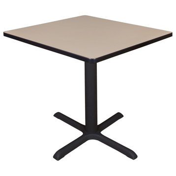Cali 30" Square Breakroom Table- Ivory