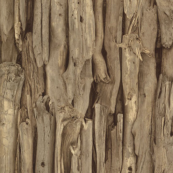 Natural Driftwood Texture Wallpaper, Bolt