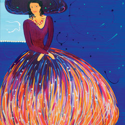 Esperanza, donated to LPCH, (36 x 60 in, ), sold - Paintings