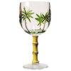Wine Glass U-Shape With Bamboo Stem
