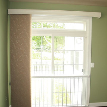 Simple Solutions in Window Treatments - Panel Track shade fully open