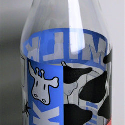 Milk Glass Bottle - Everyday Glasses