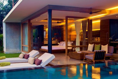 Example of a minimalist pool design in Other