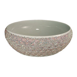 Swarovski Pearl Stripe Sink - Linkasink - Bathroom Sinks