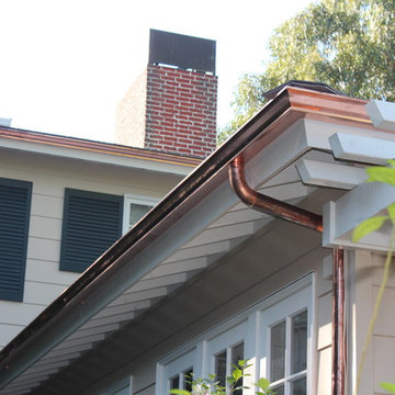 Seamless Copper Rain Gutters in Los Angeles